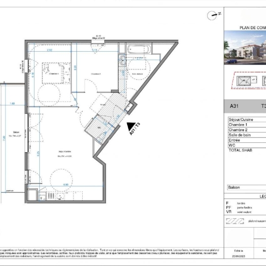  MAZALINE IMMOBILIER : Appartement | VIENNE (38200) | 64 m2 | 214 275 € 