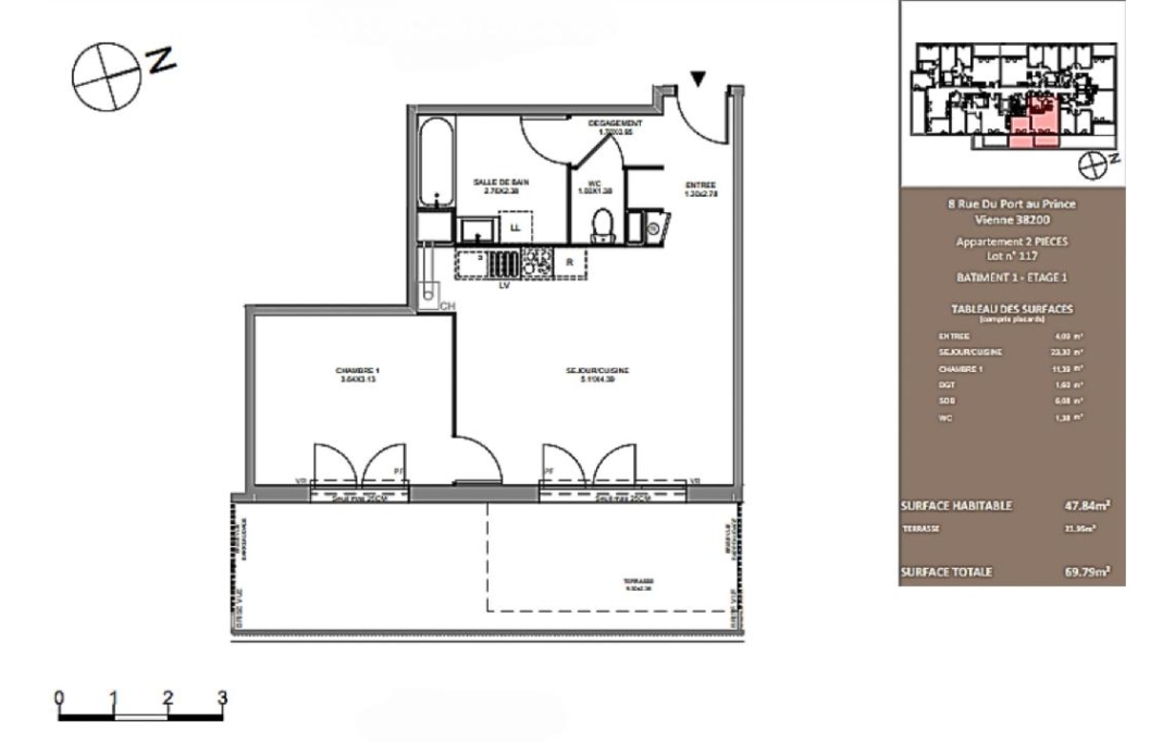 MAZALINE IMMOBILIER : Appartement | VIENNE (38200) | 48 m2 | 219 600 € 